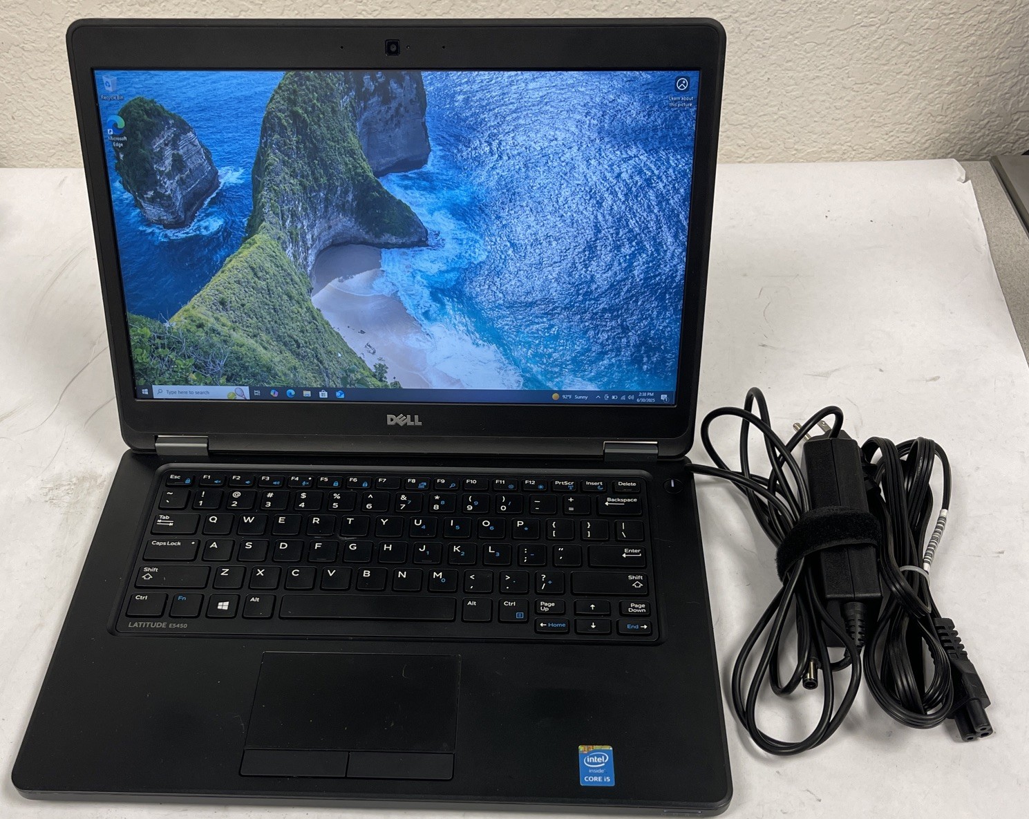 Dell Latitude E5450 FHD i5-5200U 2.2GHz 8GB RAM 128GB SSD Win 10 Pro /w Adapter