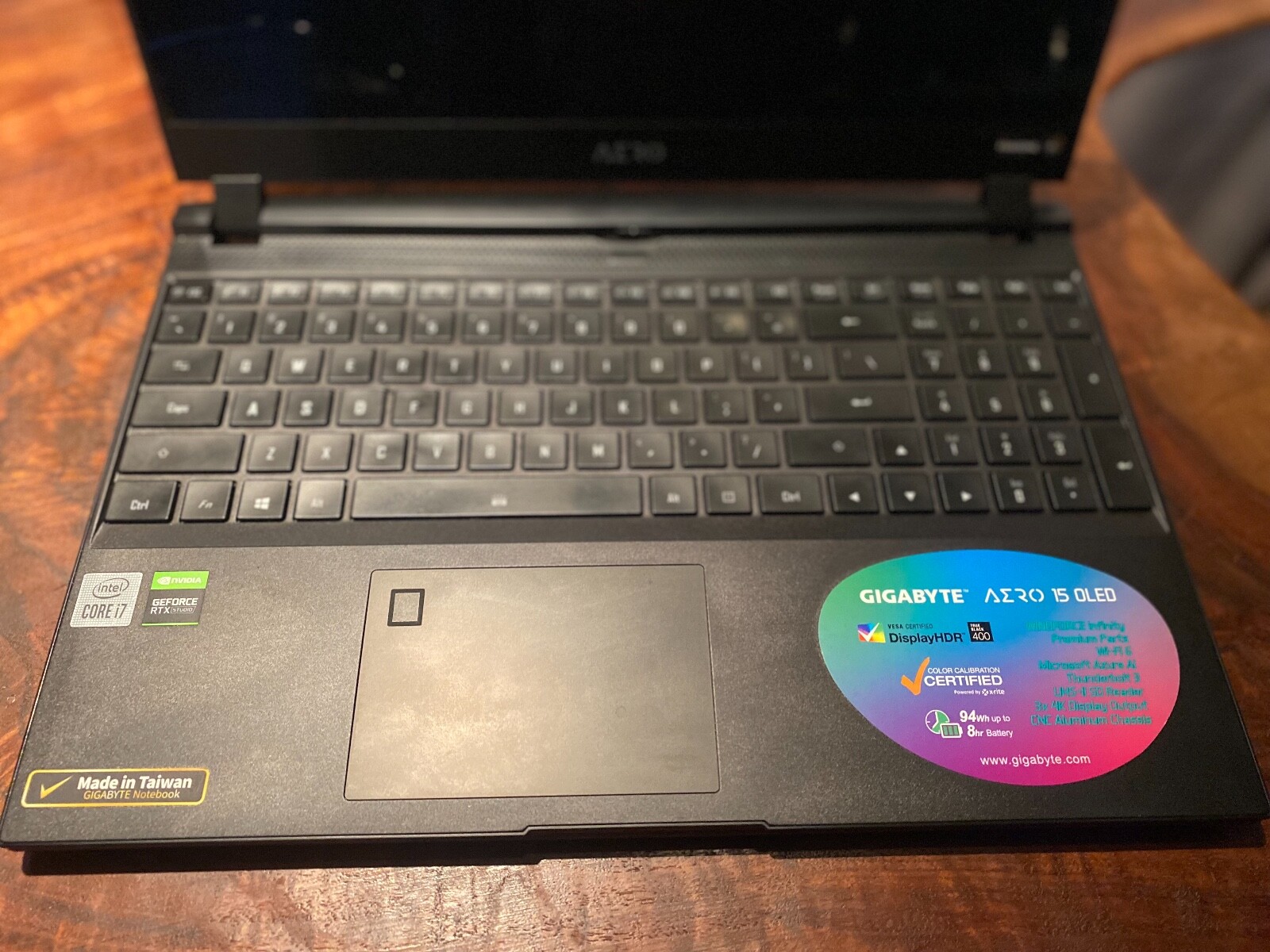 gigabyte aero 15 oled