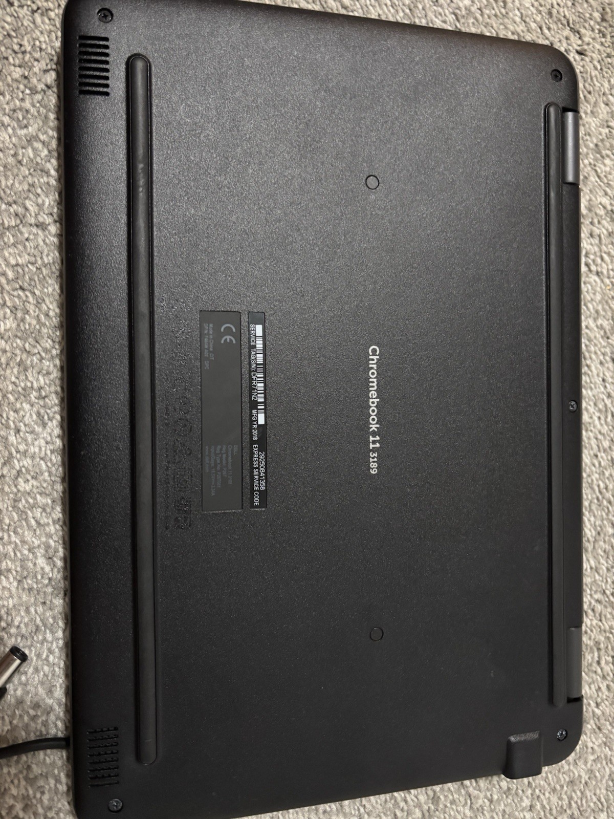 2 Dell Chromebooks Only 1 Charger They Are Foldable and Touch Screen Used/new