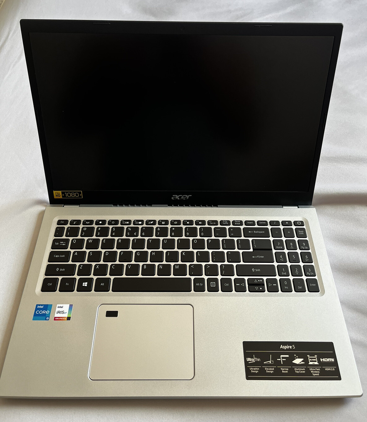 Acer Aspire 5 A515-56 15.6″ (256GB SSD, Intel Core i5 11th Gen., 4.20 GHz, 8GB)