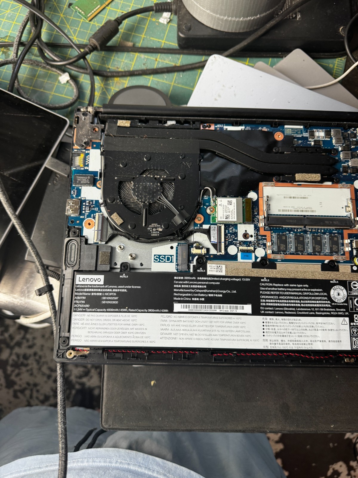Lenovo ThinkPad E14 GEN2 AMD Ryzen 3 4300U 4GB RAM Laptop For Repair #6403
