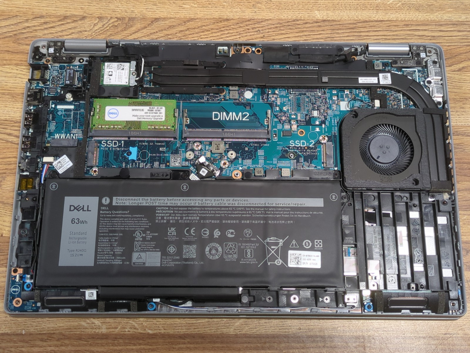 Dell Precision 3560 Laptop i5-1145G7 8GB 3200mhz – No SSD Excellent Battery cond