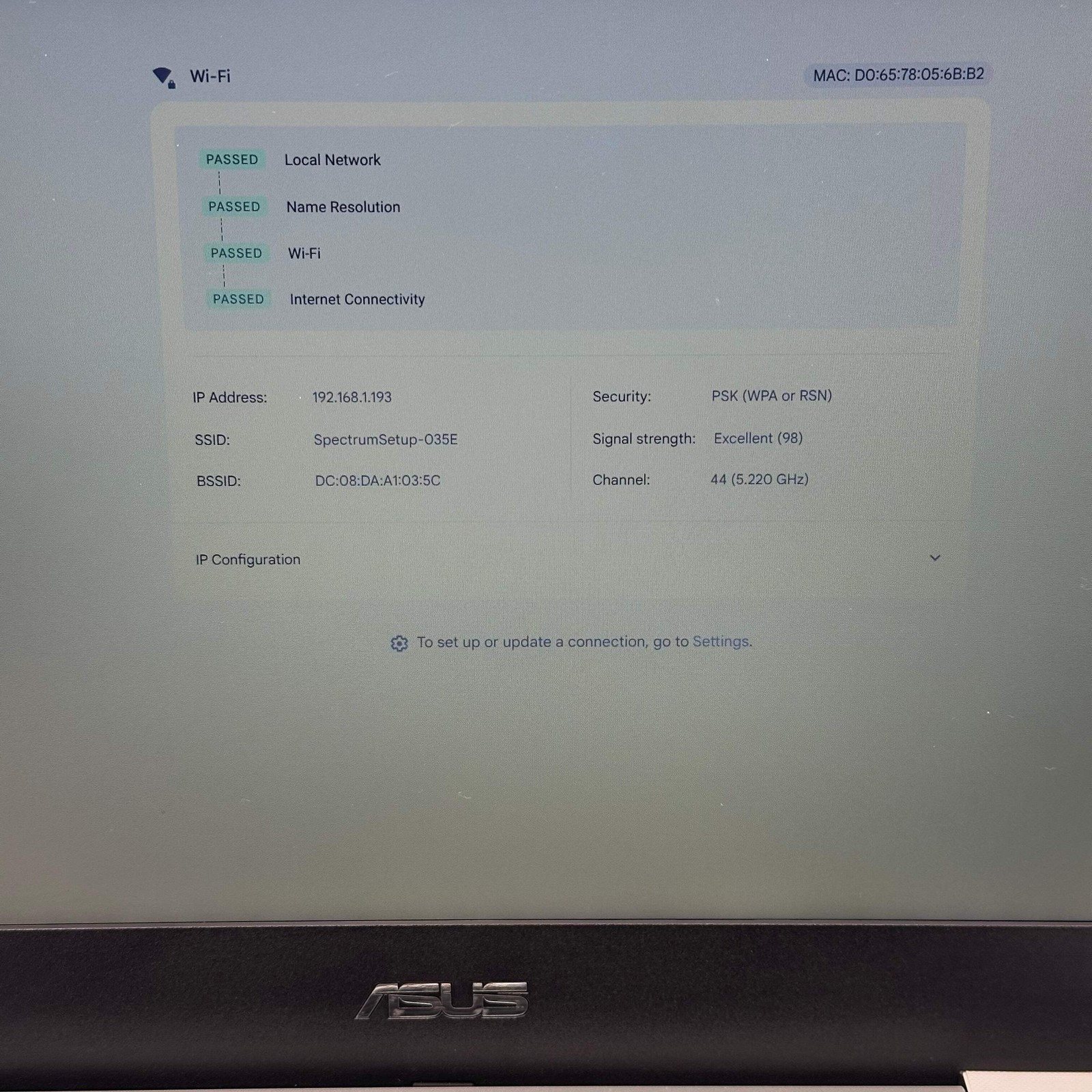 Asus Chromebook CX1400CK 14-inch Silver Intel Celeron N4500 4GB 64GB