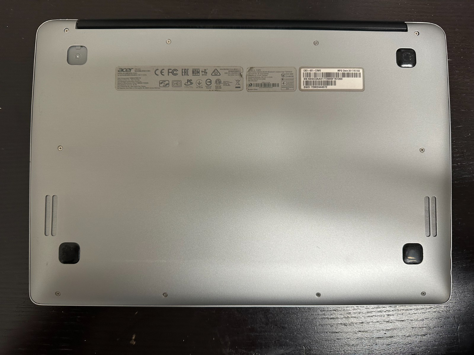 ACER CB3-431 N16P1 Chromebook Laptop/4GB | FOR PARTS