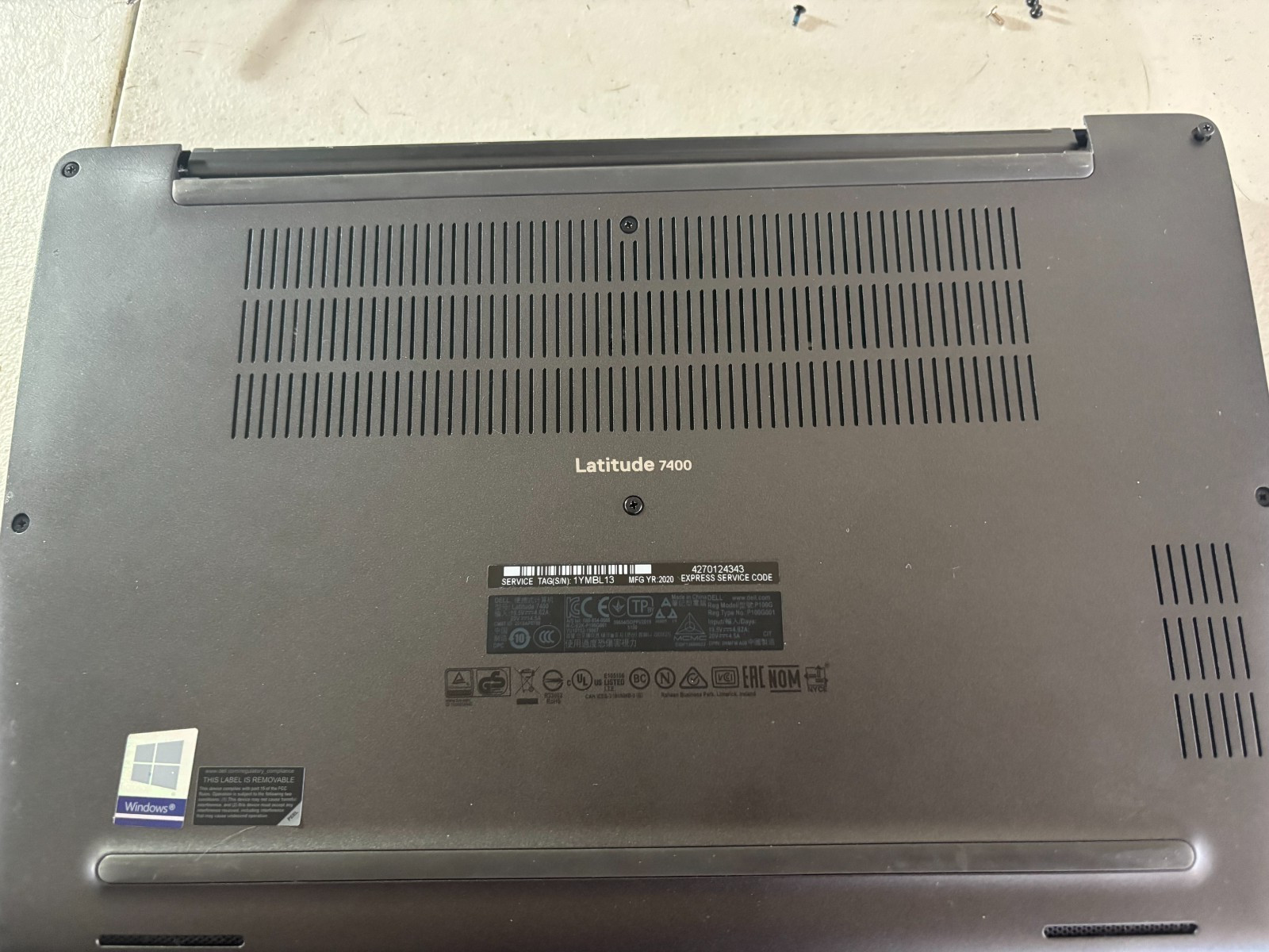 Dell Latitude 7400 14” Laptop Core i5-8th Gen 16GB RAM 256GB NVMe SSD Win 11 PRO