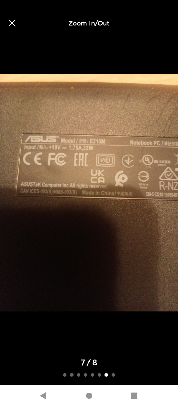 ASUS E210M 11.6″ Celeron N4020 4GB 64GB eMMC Win 11 Home Black