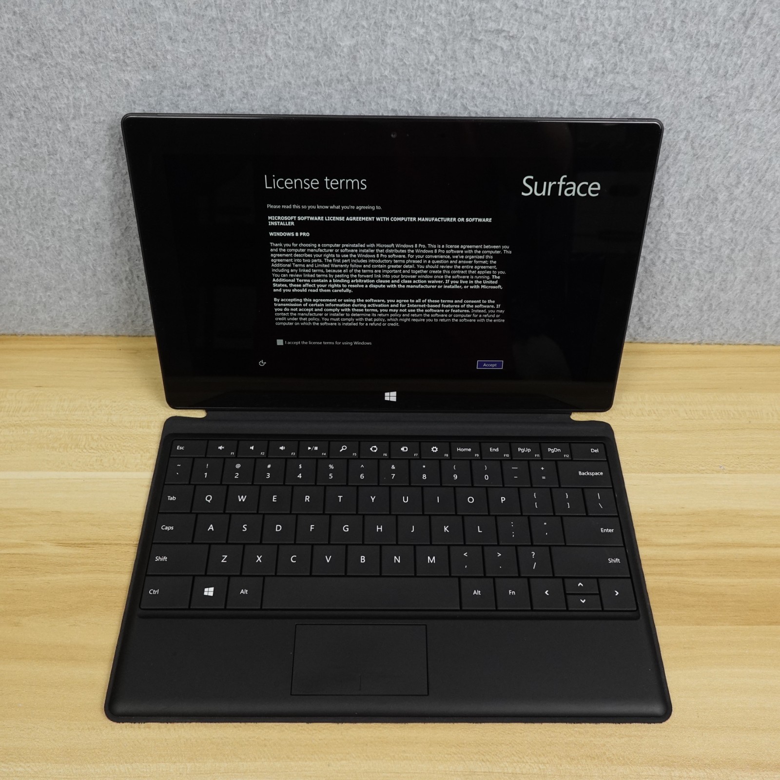Microsoft Surface Pro Tablet 128 GB Hard Drive 4 GB RAM Windows 8 Pro Model 1514