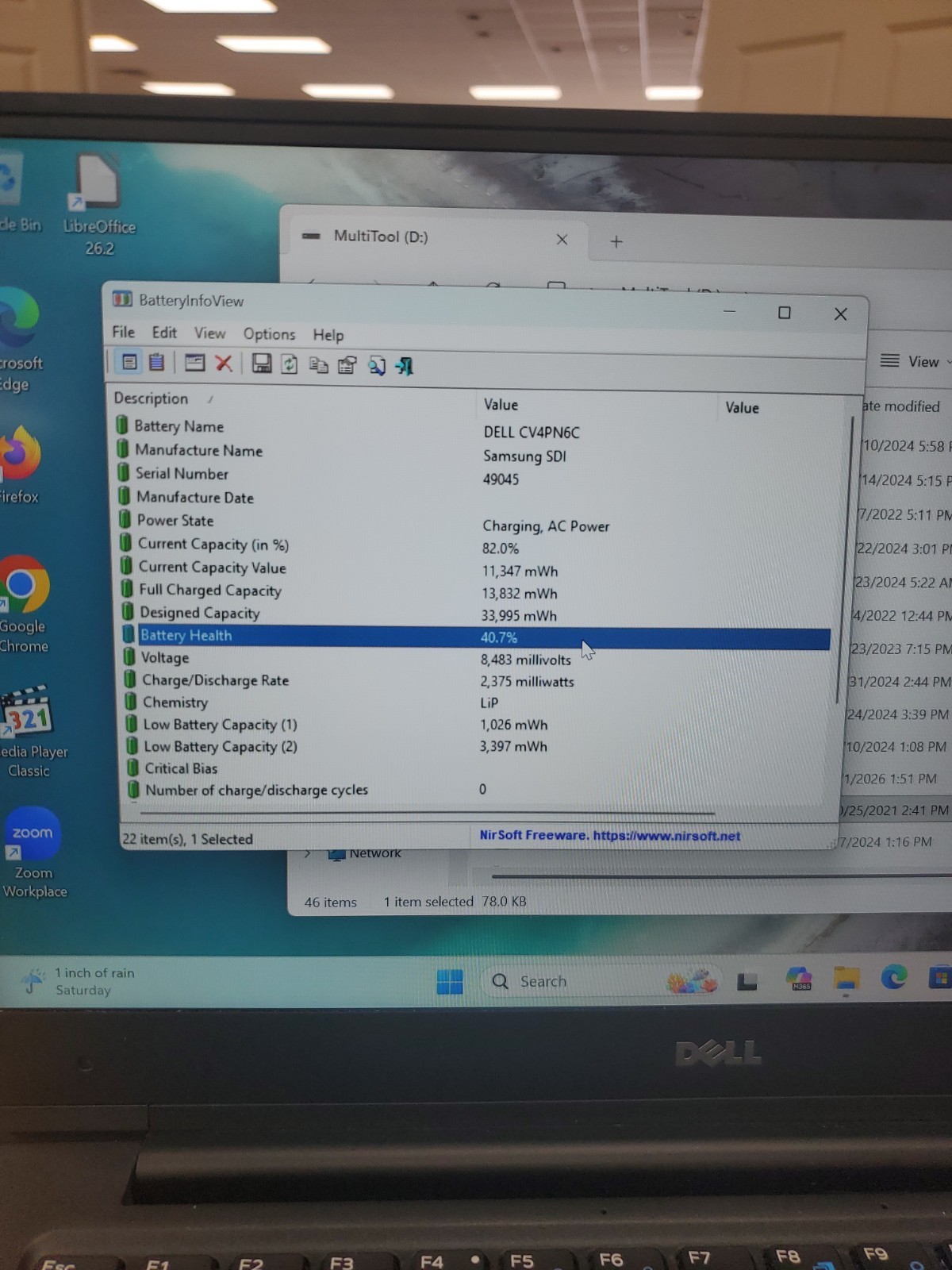 14″ Dell Latitude 7370 Laptop m7-6y75 16GB RAM 500GB SSD Win 11 Pro 060126-3