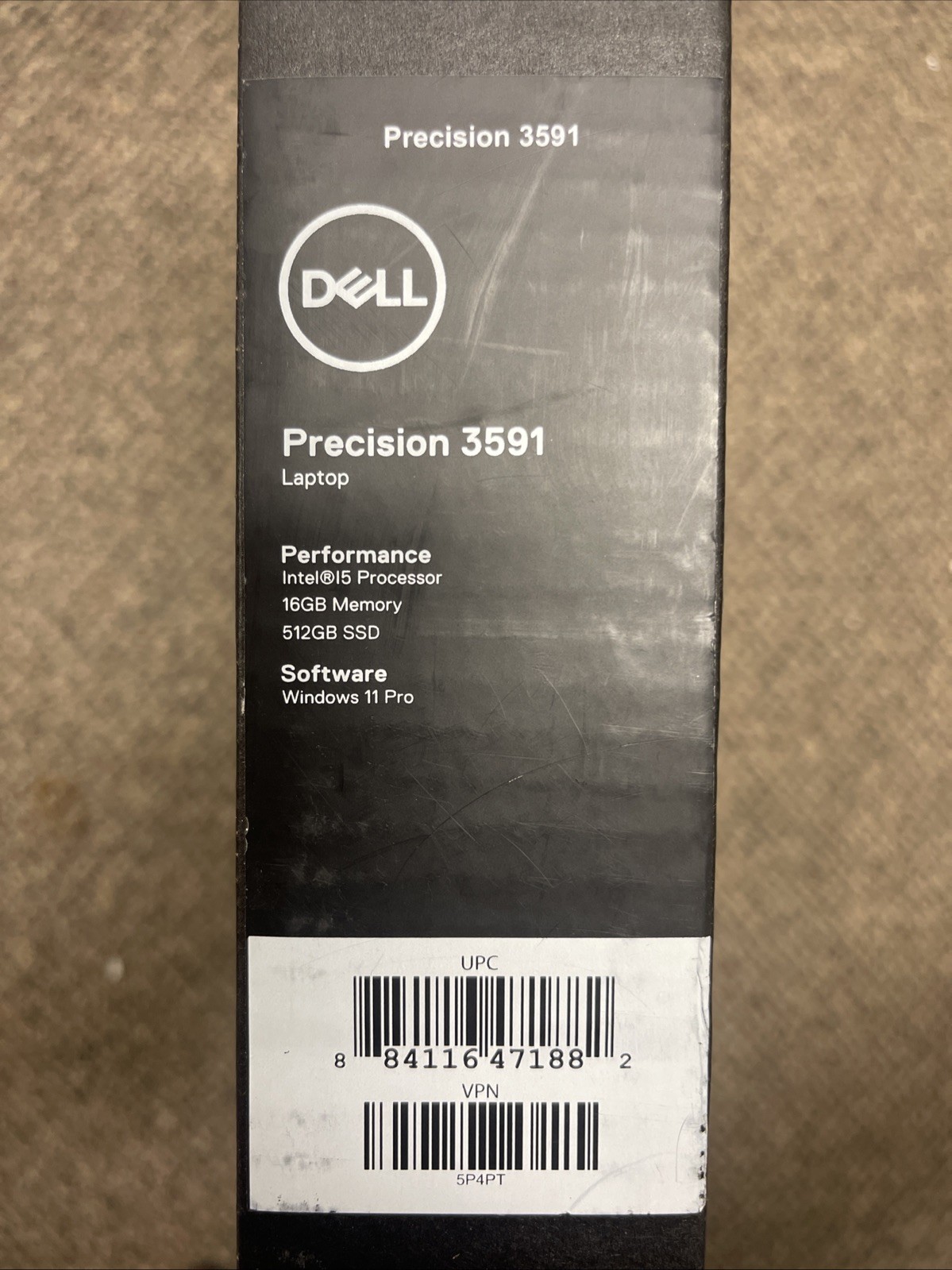 Dell Precision 3591 15.6″ 5-135H 16GB 512GB SSD RTX 500 WiFi 6E W11P – 5P4PT