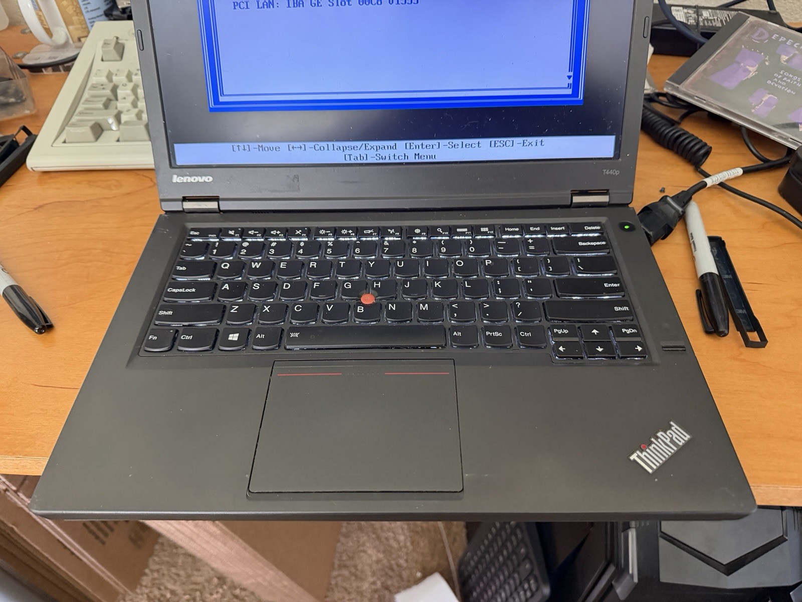 Lenovo ThinkPad T440p 14″ Windows XP Laptop Core i5, Nvidia 730m, 120gb, No Batt