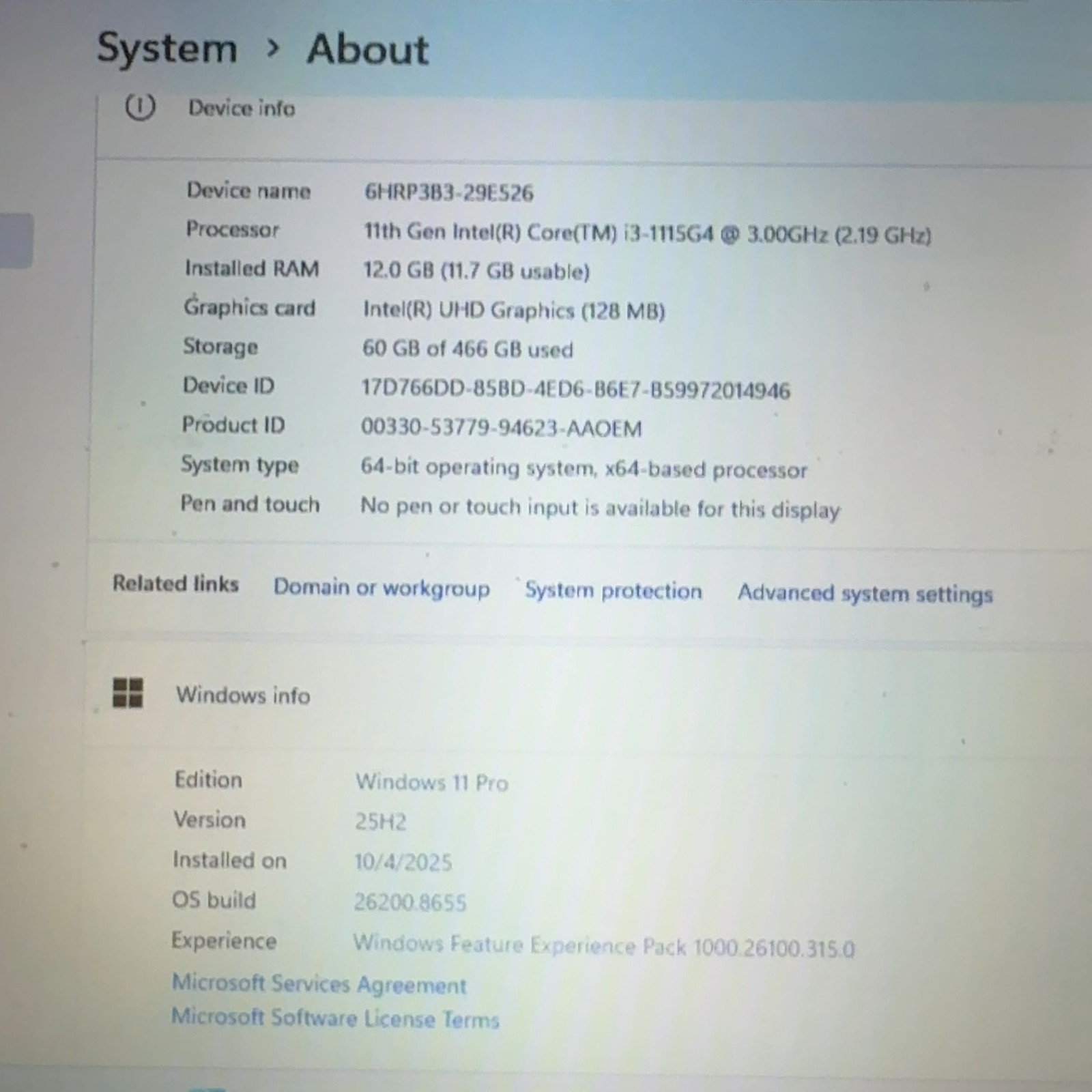 Dell Latitude 3420 Laptop i3-1115G4 12GB RAM 500GB SSD Win 11 Pro