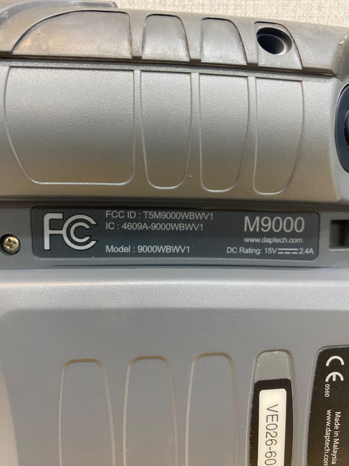 DAP Technologies M9000 ,9000WBWV1 Rugged Tablet with CBCE840V-9 Docking station