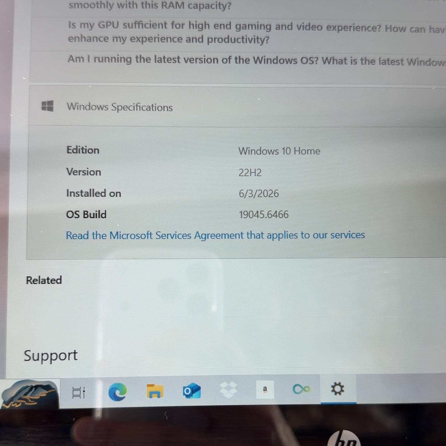 HP Envy x360 M6-AR004DX 15″ FX-9800P Radeon R7 2.7GHz 8GB RAM 1TB SSD
