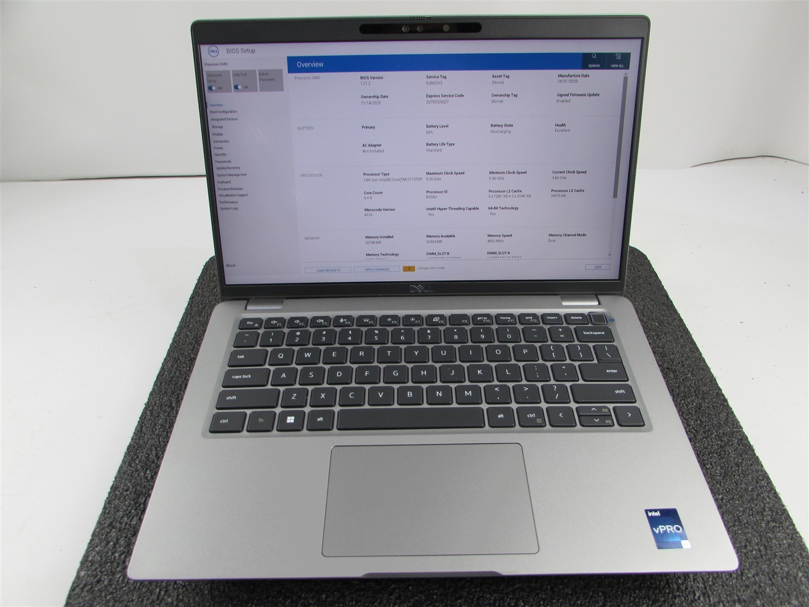 Dell Precision 3480 14″ i7-1370P 14-Core 256GB SSD 32GB RAM RTX A500 WIN 11 PRO