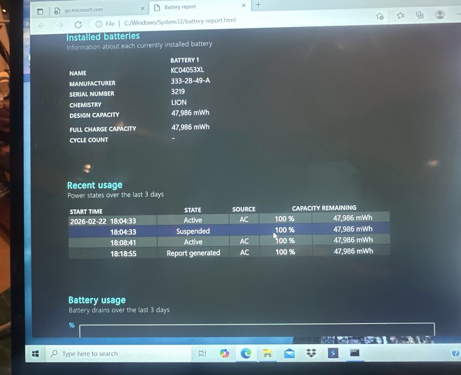HP Envy x360 15.6″ Ryzen 5 2500U 128GB SSD 8GB RAM