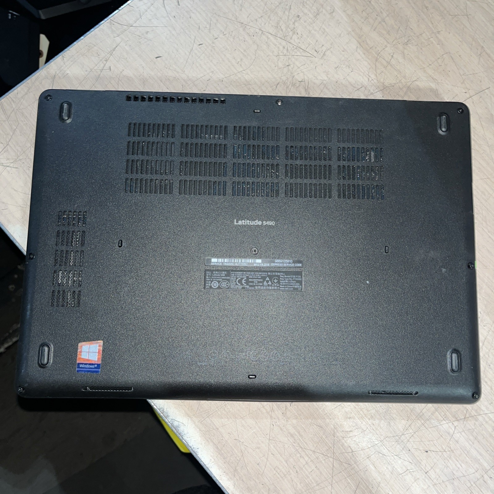 DELL LATITUDE 5490 INTEL CORE I5-7300U 2.60GHZ 8GB RAM NO HD
