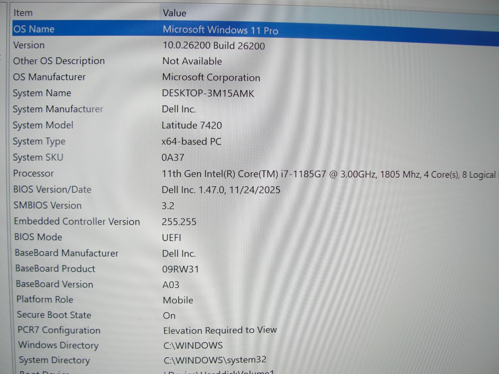 Dell Latitude 7420 14″FHD TOUCH Intel Core i7-1185G7 3.0GHz 16GB RAM 512GB SSD