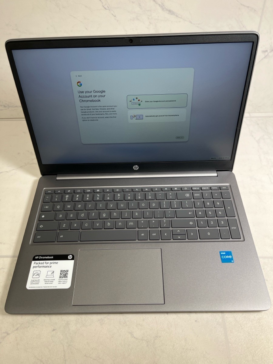 HP Chromebook Plus 15A-NB00033DX – i3-N305, 15.6″ FHD, 8GB, 128GB, C (A1G009390)