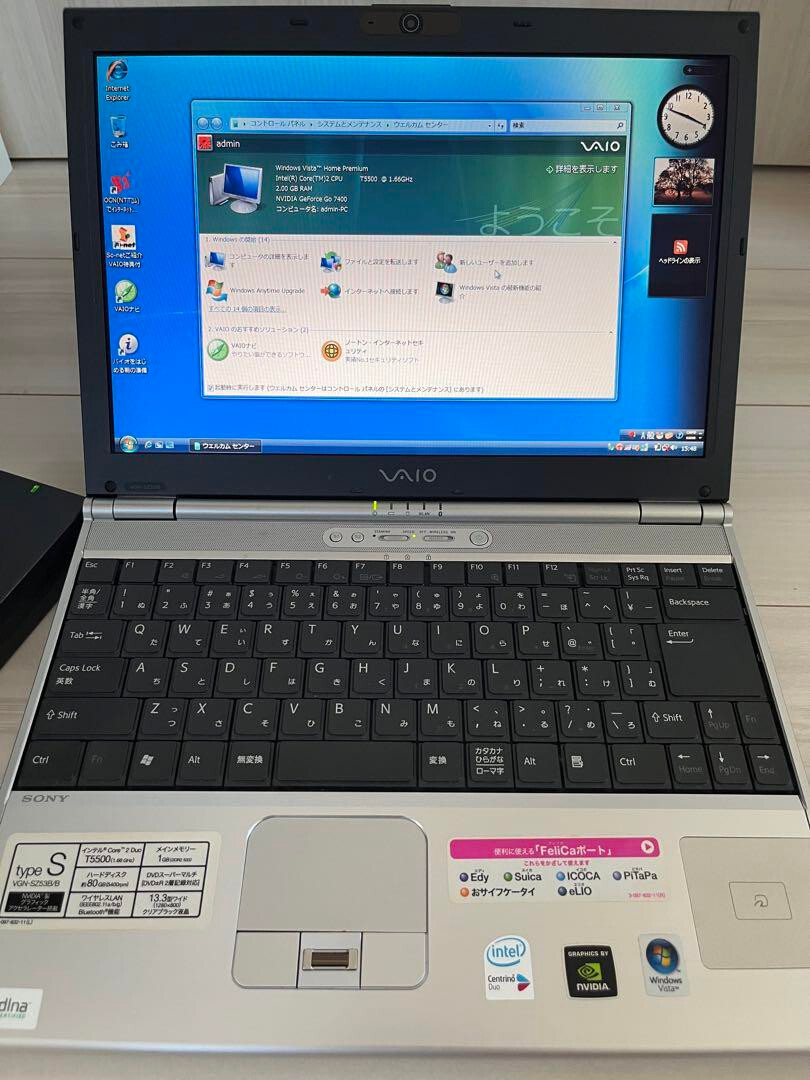 [Collectable] SONY VAIO VGN-SZ53B Laptop C2D/2GB/256GB SSD/NVIDIA/NFC/Vista/JP