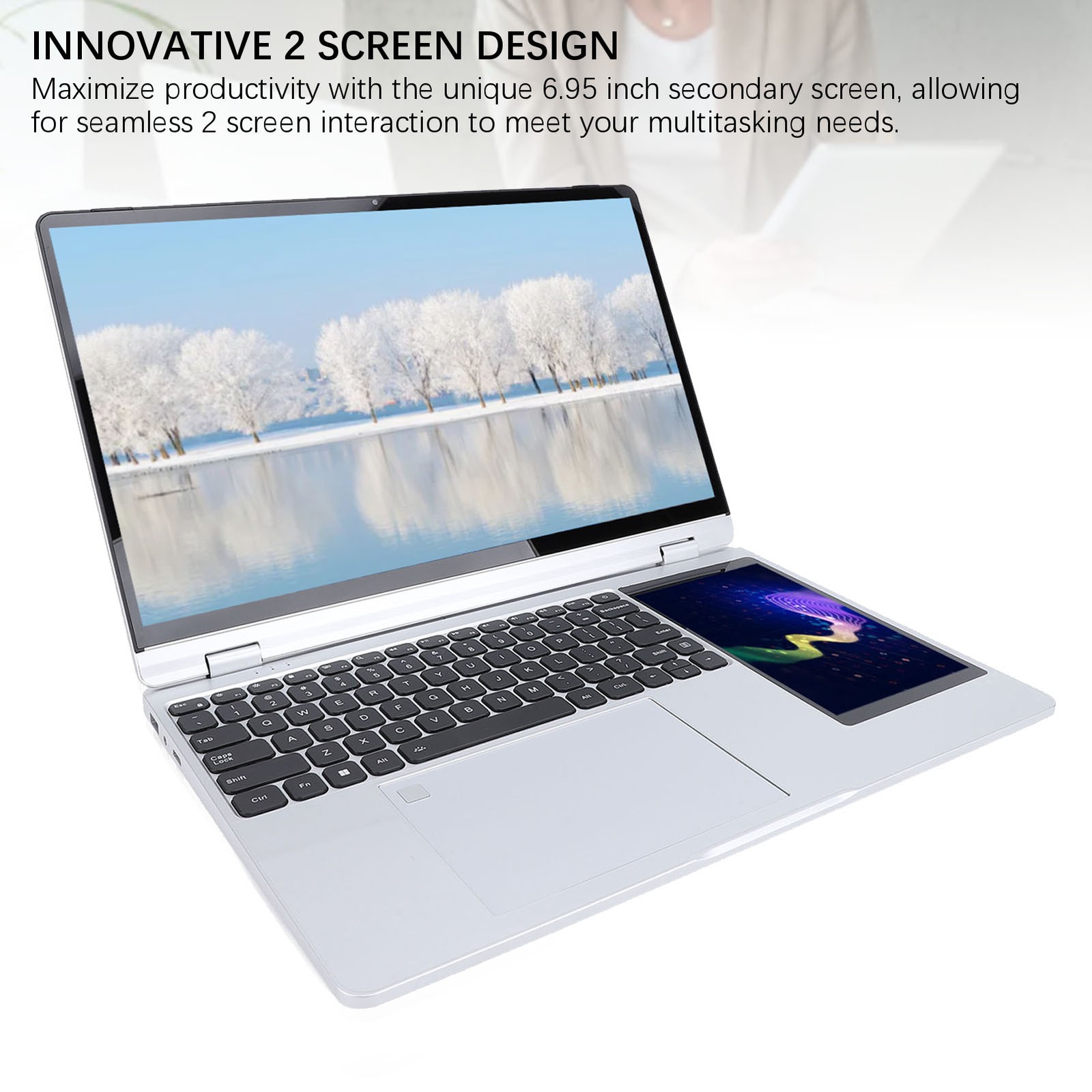 15.6 Inch Touchscreen Laptop IPS Double Screen Display 32GB RAM 1T Hard Dis SAOY