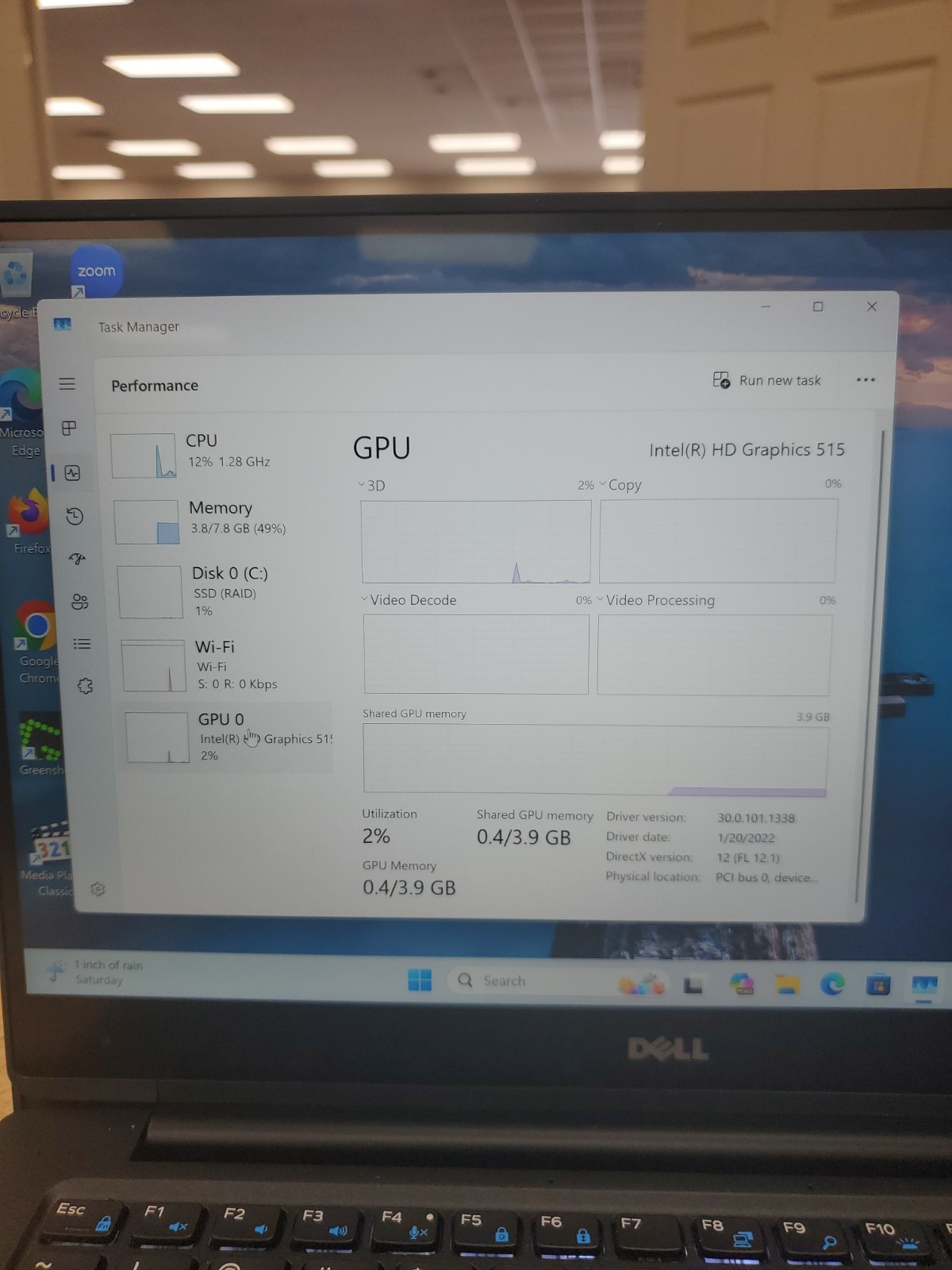 14″ Dell Latitude 7370 Laptop m7-6y75 8GB RAM 500GB SSD Win 11 Pro 060126-4