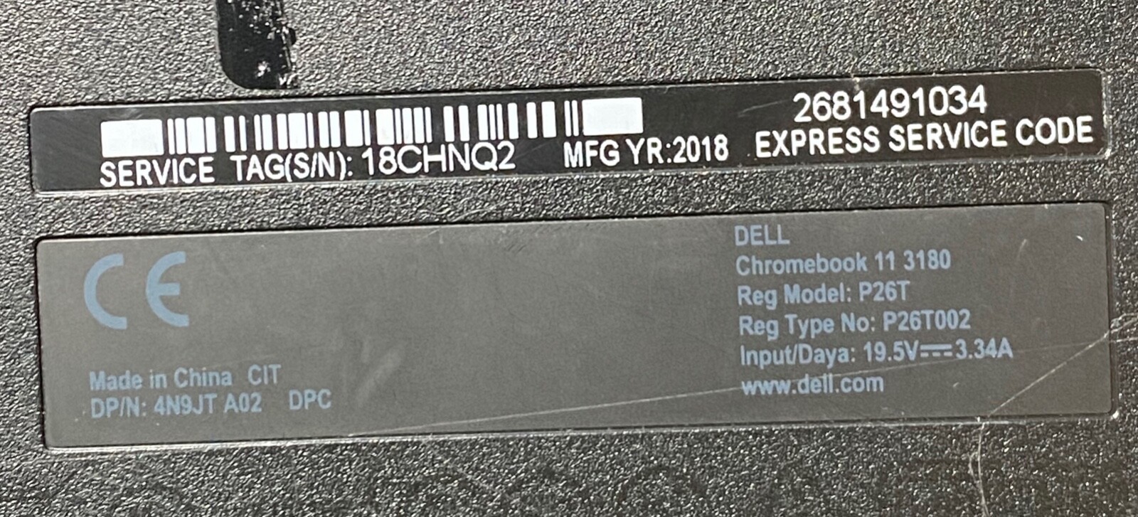 Dell Chromebook 11 Model P26T & P22T___PARTS ONLY___PLEASE READ!!!