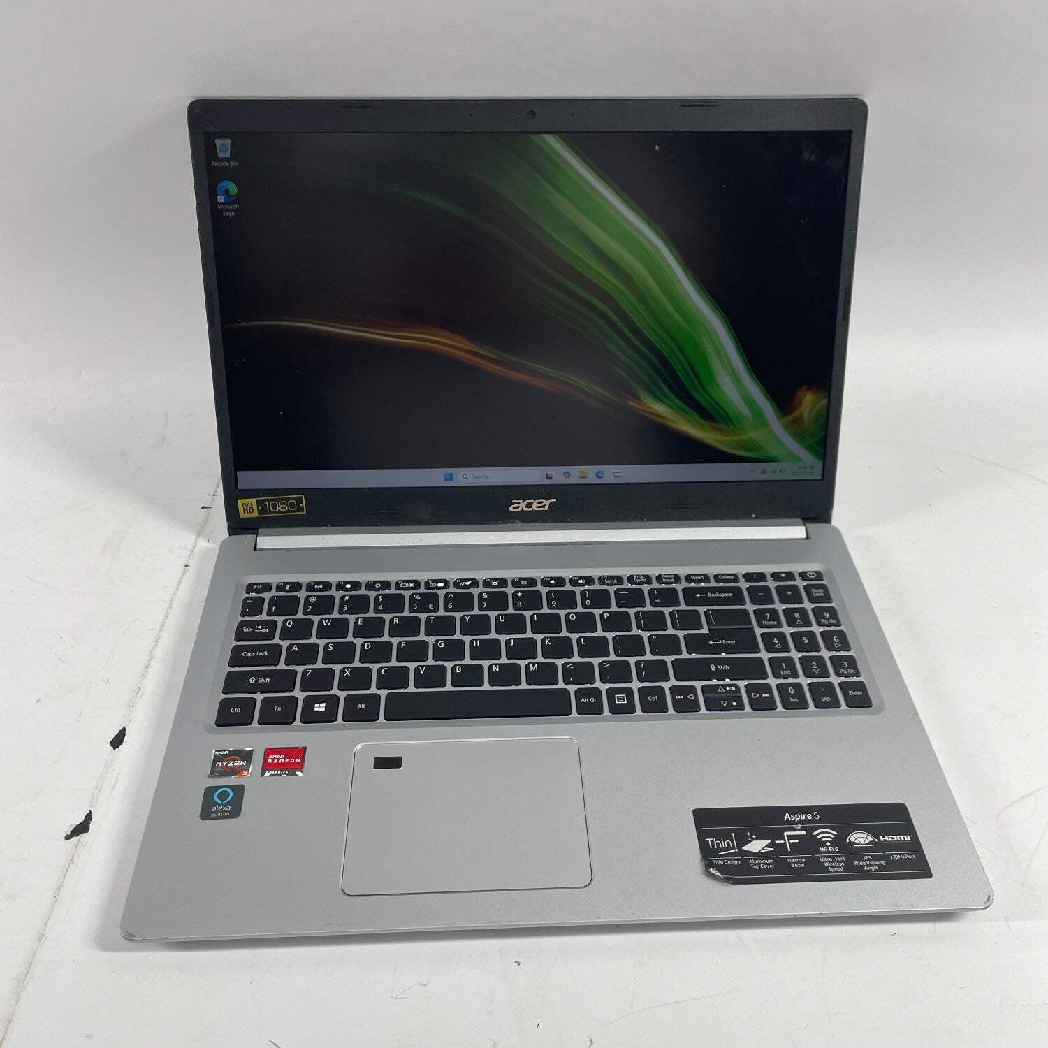 Broken Acer Aspire A515-46 15.6″ Ryzen 3 3350U 2.1GHz 4GB RAM 128GB SSD Bad Batt