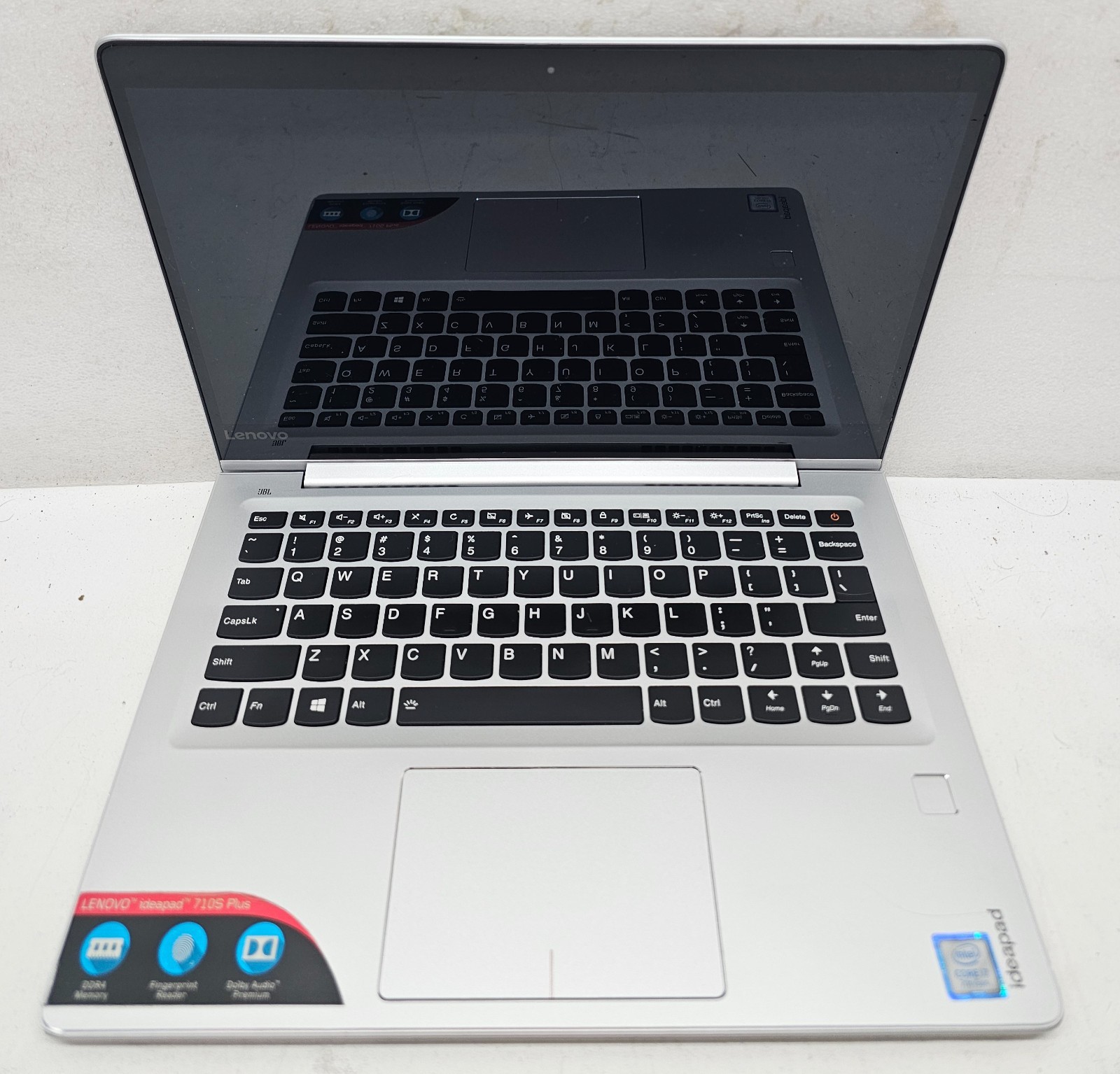 Lenovo IdeaPad 710S Plus-13IKB Laptop Intel i7 7th Gen NO RAM/HD/OS/POWER (FL)