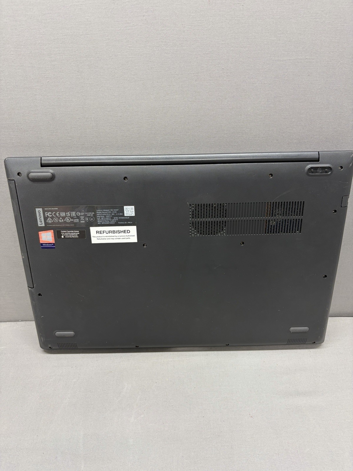 Lenovo 81DE00L8US Ideapad 330 15.6″ HD i3-8130U 2.20GHz 4GB 1TB For Parts ONLY