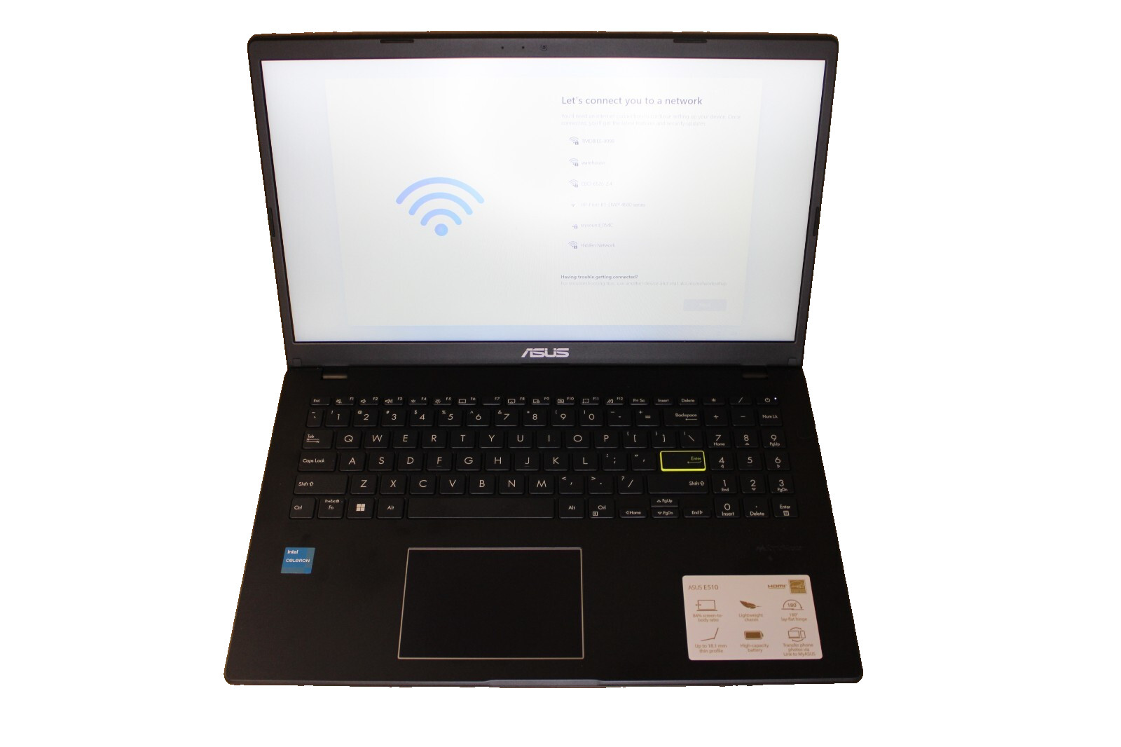 Asus Vivobook Go L510KA-ES04 15.6 Intel Celeron N4500 4GB 128GB SSD W10H