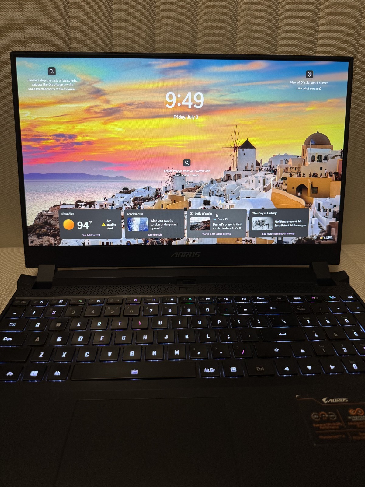 GIGABYTE AORUS 15P YD 15.6″ 300Hz Gaming Laptop RTX 3080 i7-11800H 32GB 1TB SSD
