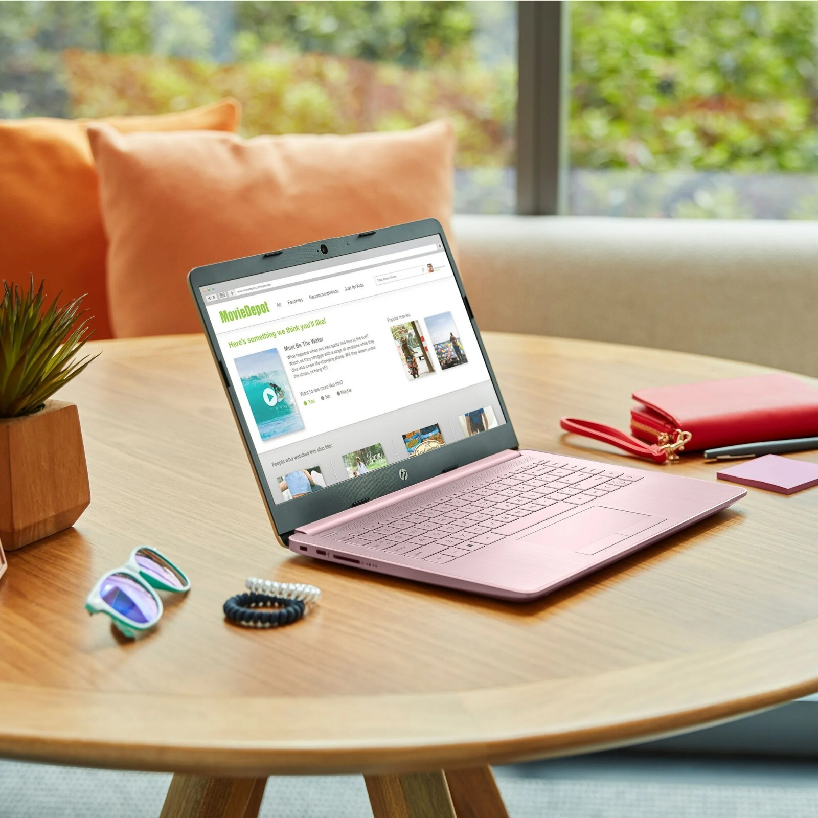 HP 2024 Newest Laptop 14″HD Intel 4-Core Up to 16GB RAM & 320GB Storage Pink