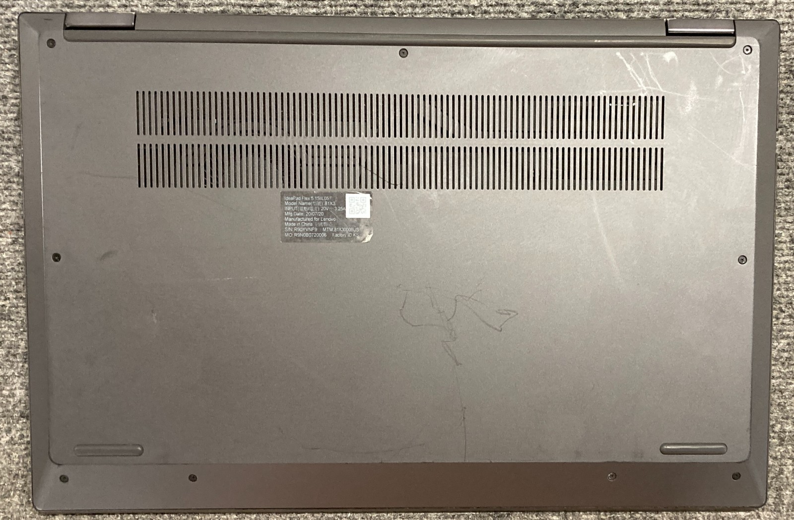 Lenovo IdeaPad Flex 5 15IlL05 15.6″ 2-in-1 Laptop i3-1005G1 8GB RAM 128GB NVMe