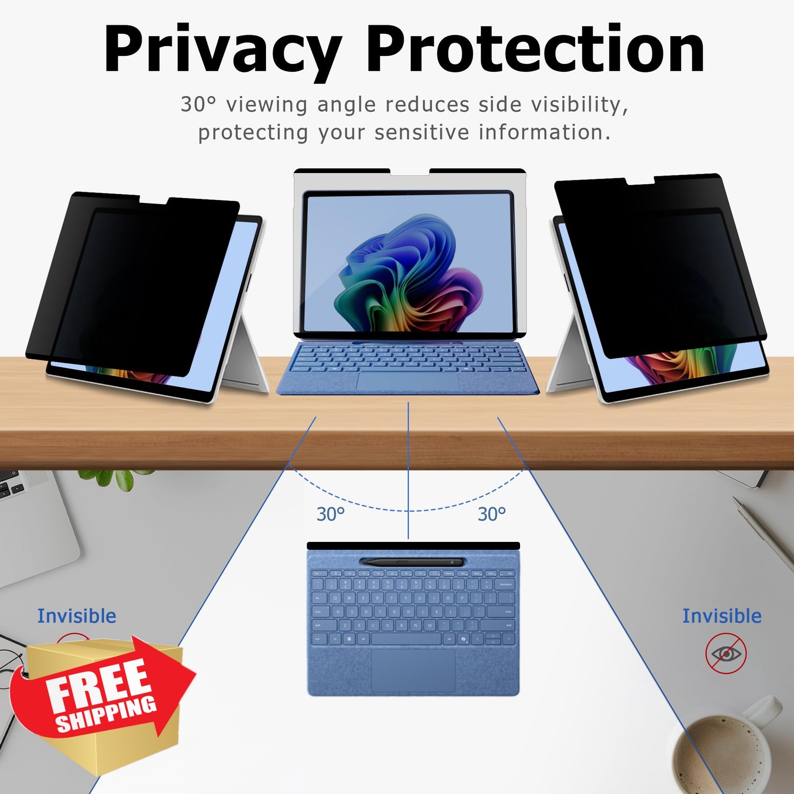 Megoo Privacy Screen for Surface Laptop Go 3-2-1 12.4″