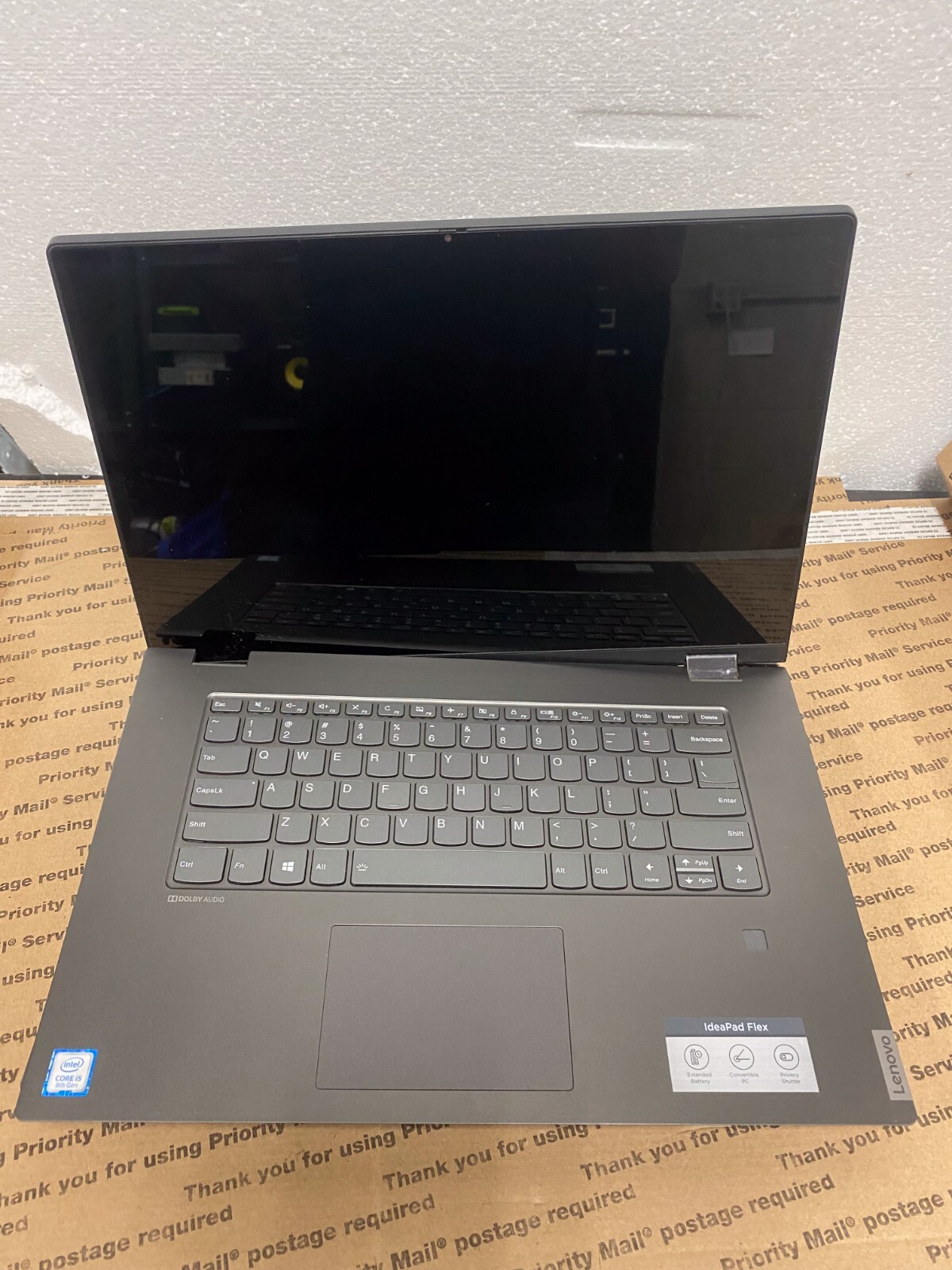 LENOVO IDEAPAD FLEX 15iwl ” Intel i5 8Gen 4GB RAM NO HDD / CHARGER NOT INCLUDED