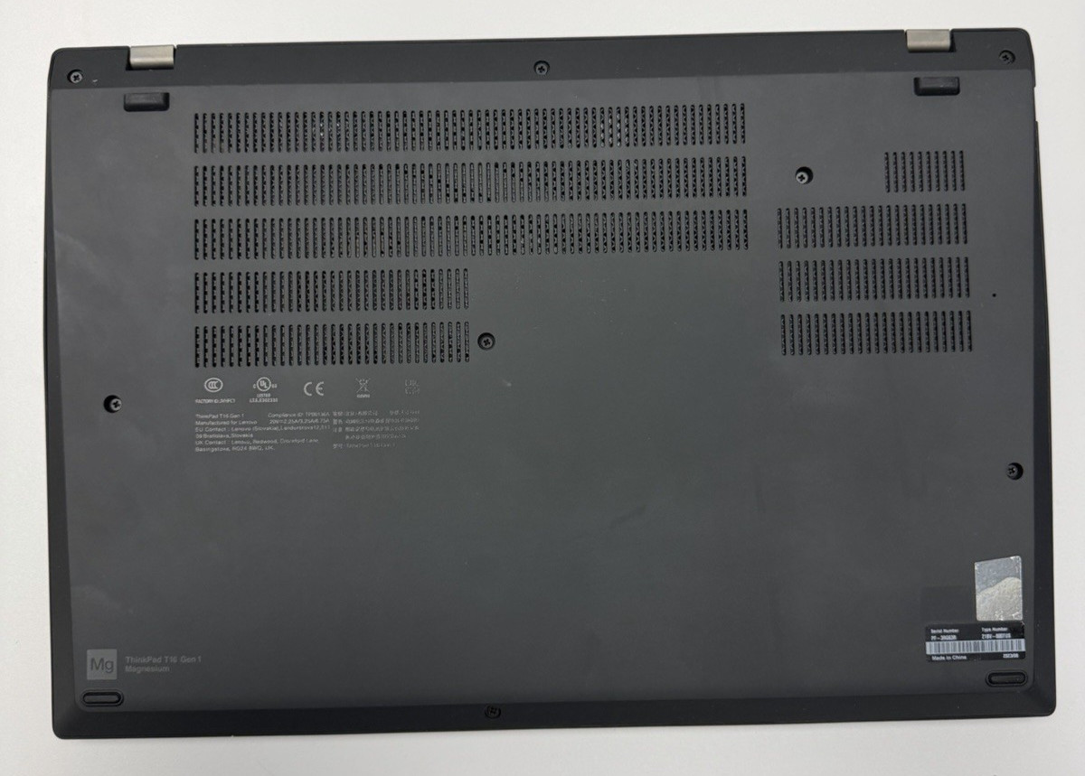 Lenovo ThinkPad T16 Gen 1 | i5-1240P | 16GB RAM | 256GB SSD | Win 11 Pro