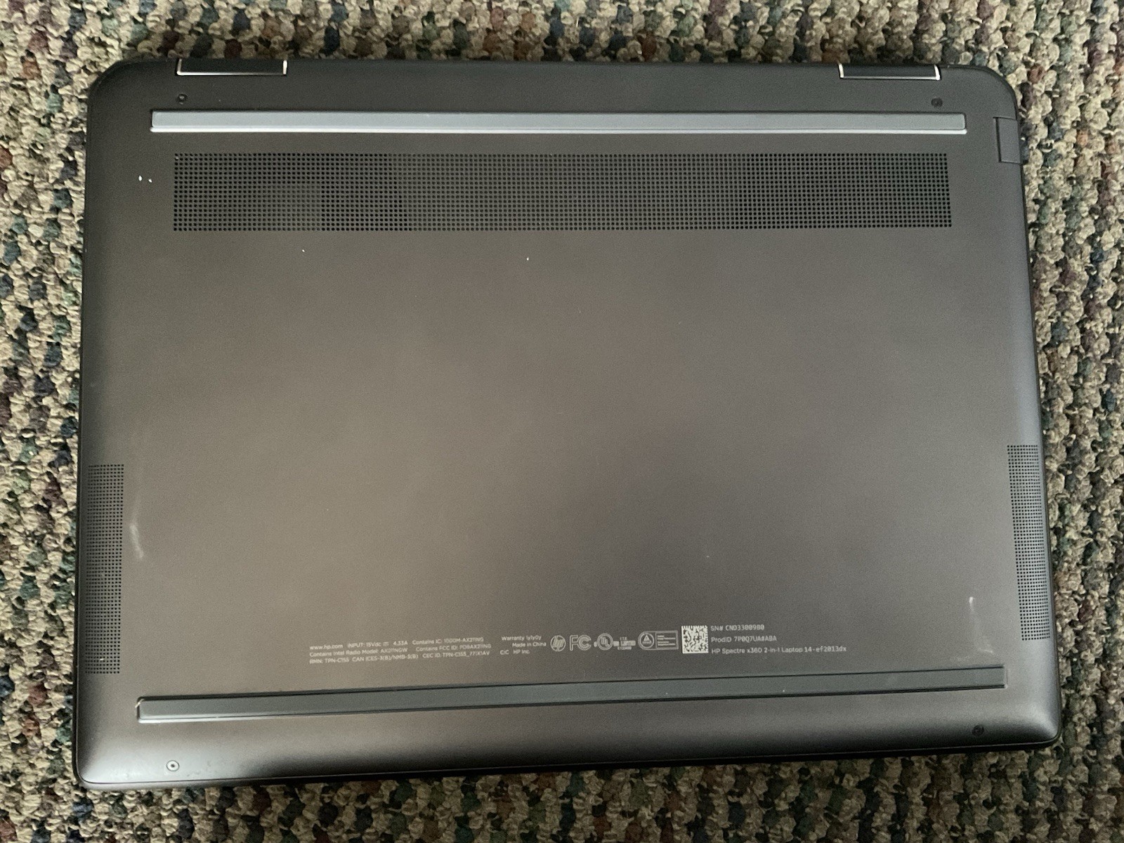 HP Spectre X360 2-in-1 14-EF0XXX 13.5″ Touch i7-1255U 16GB RAM 512GB SSD