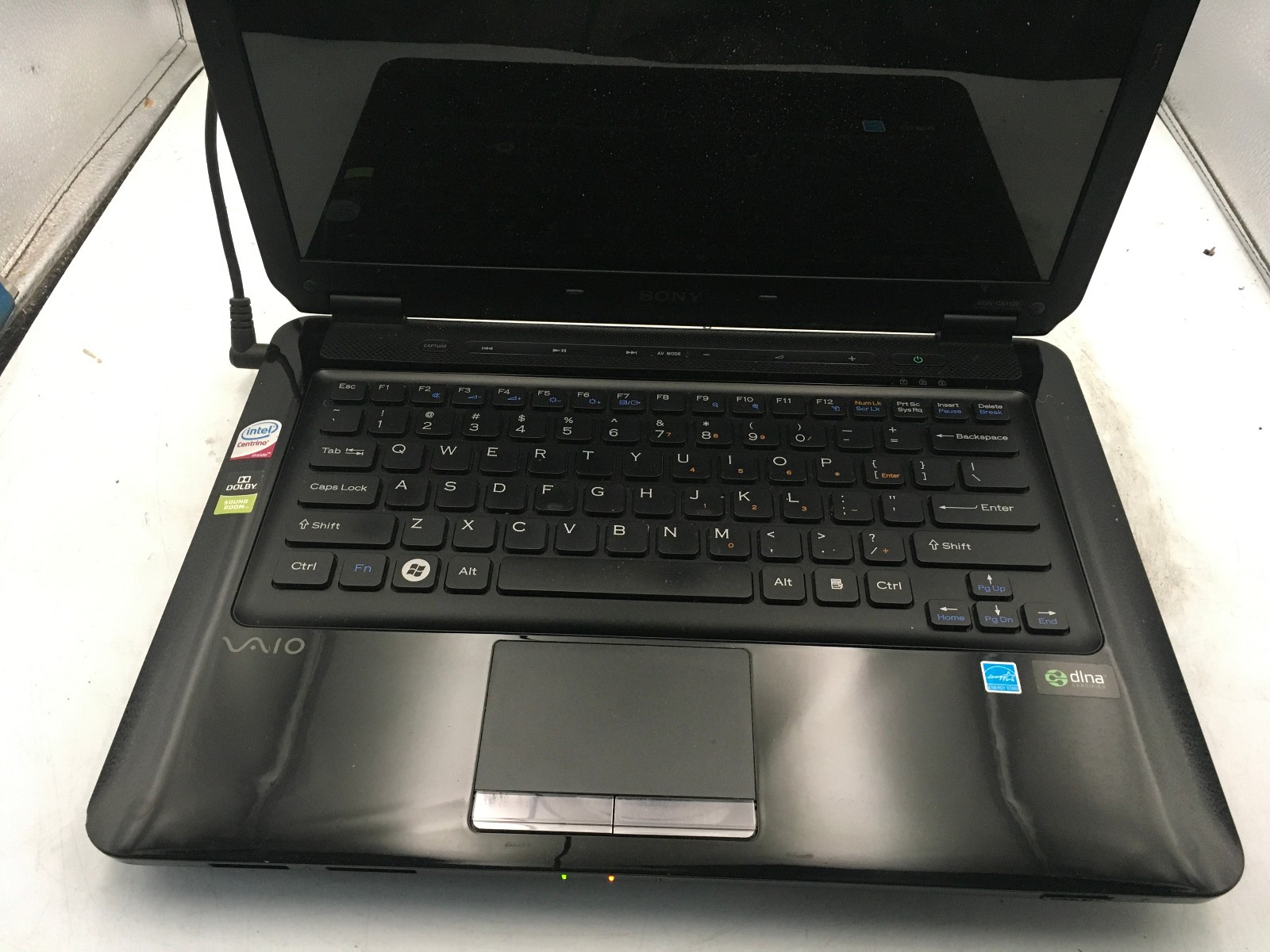 SONY VAIO PCG 3C2L – FOR PARTS/REPAIR – INTEL CENTRINO T5800 – 4GB RAM -READ- BB