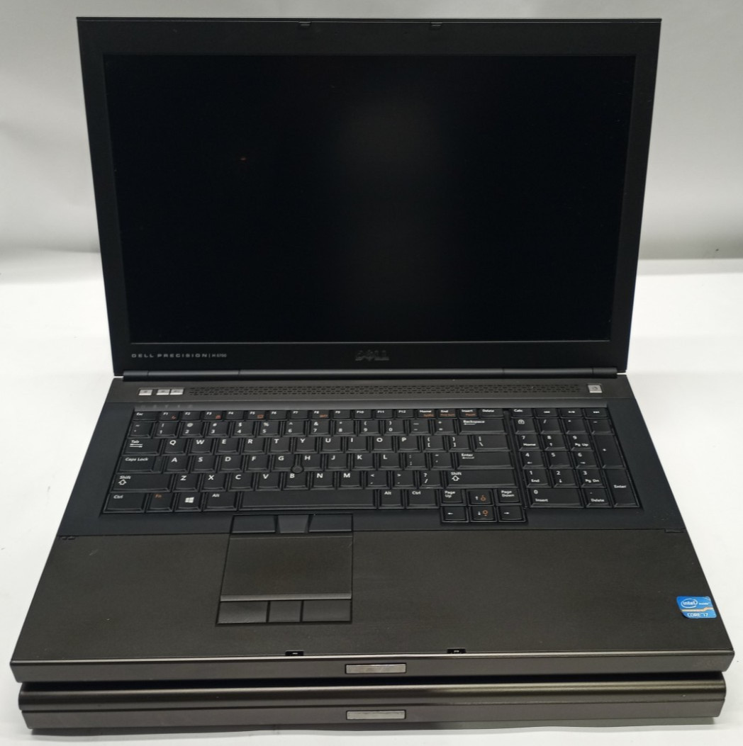 Lot of 2 Dell Precision M6700 i7-3740Q@2.70GHz 8GB RAM No HDD No OS MC393*!