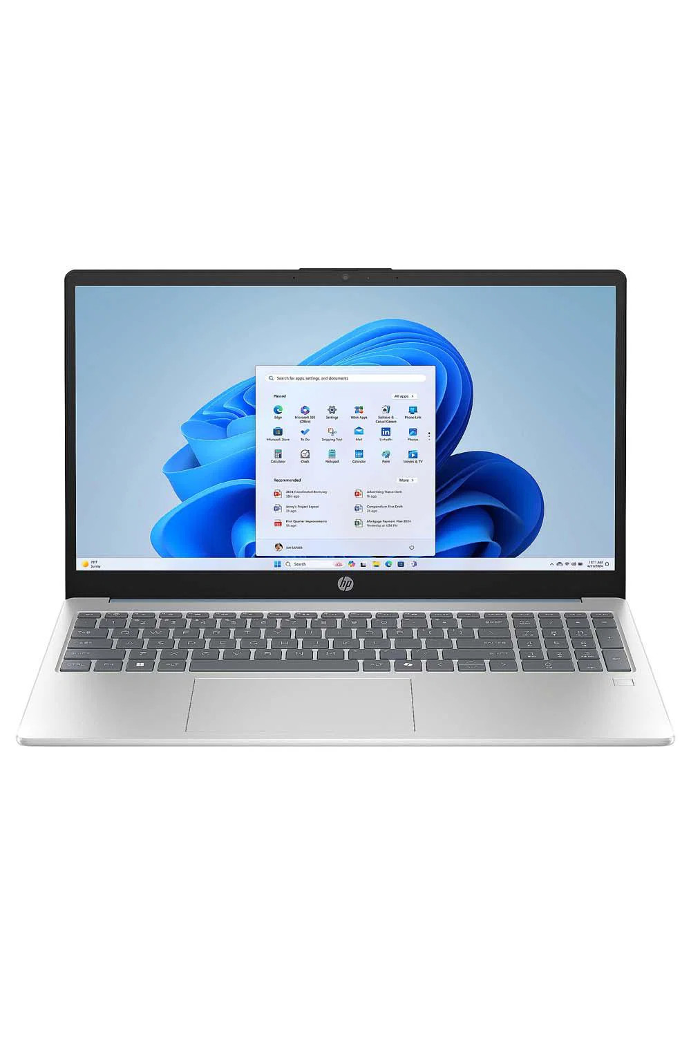 HP 15-fc0037ds 15.6in Laptop AMD 7120u 4gb MEM 128gb SSD Win11