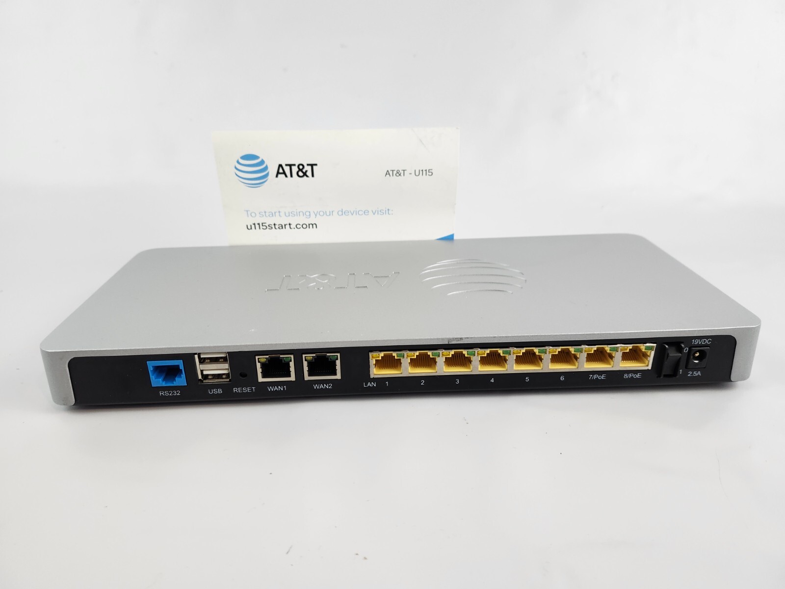 AT&T ASB-U115-4ATT-OUS VPN GATEWAY 990324-05 ASB-1002-CM04-OUS With Accessories