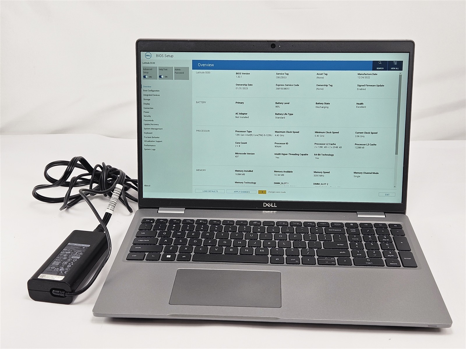 Dell 15.6″ Latitude 5530 Intel Core i5-1235U 16GB RAM 256GB SSD Laptop Gray