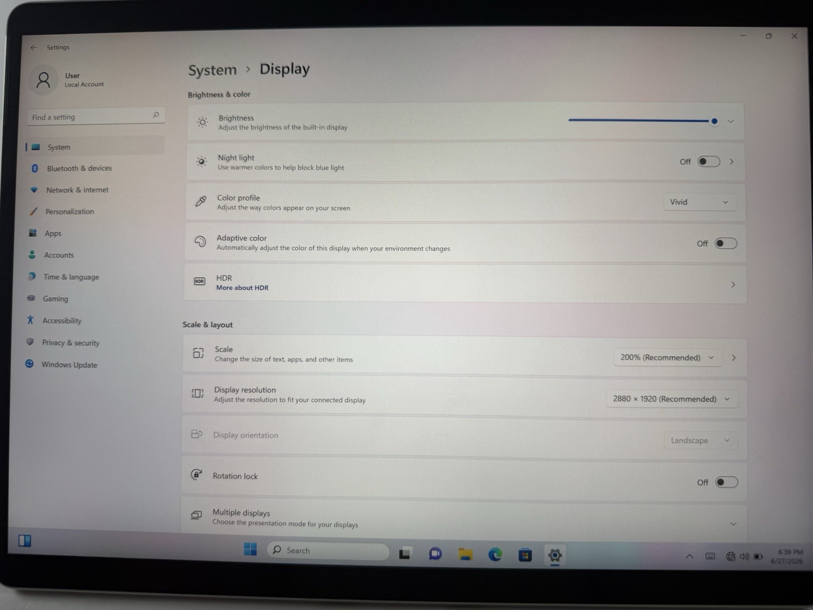 Microsoft Surface Pro 8 (1982) i5-1145G7 – 16GB RAM – 256GB 120Hz – Win 11 Pro