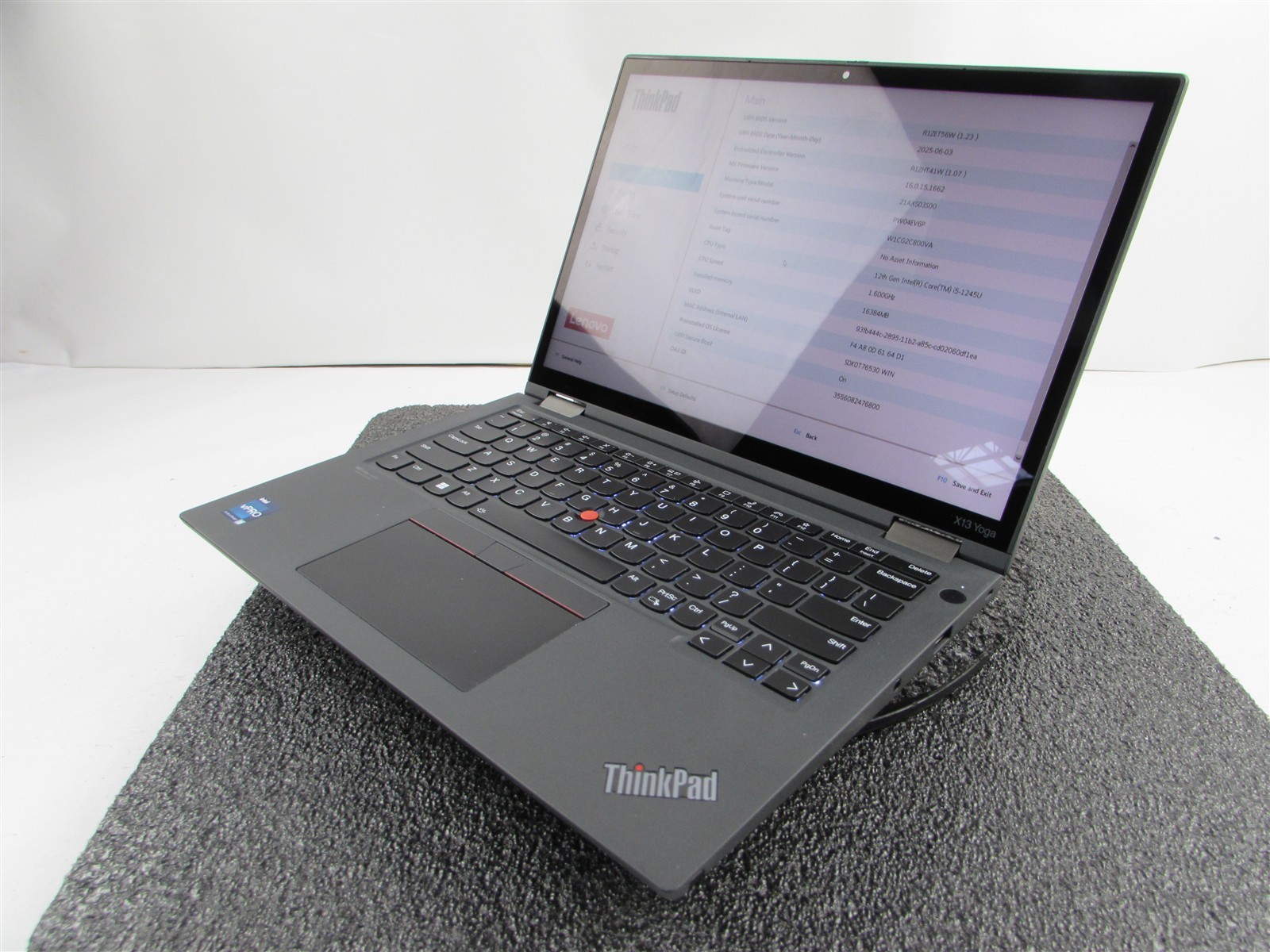 LENOVO THINKPAD X13 YOGA (Gen 3) 13.3″ 2-in-1 I5-1245U 256GB SSD 16GB RAM WIN 11