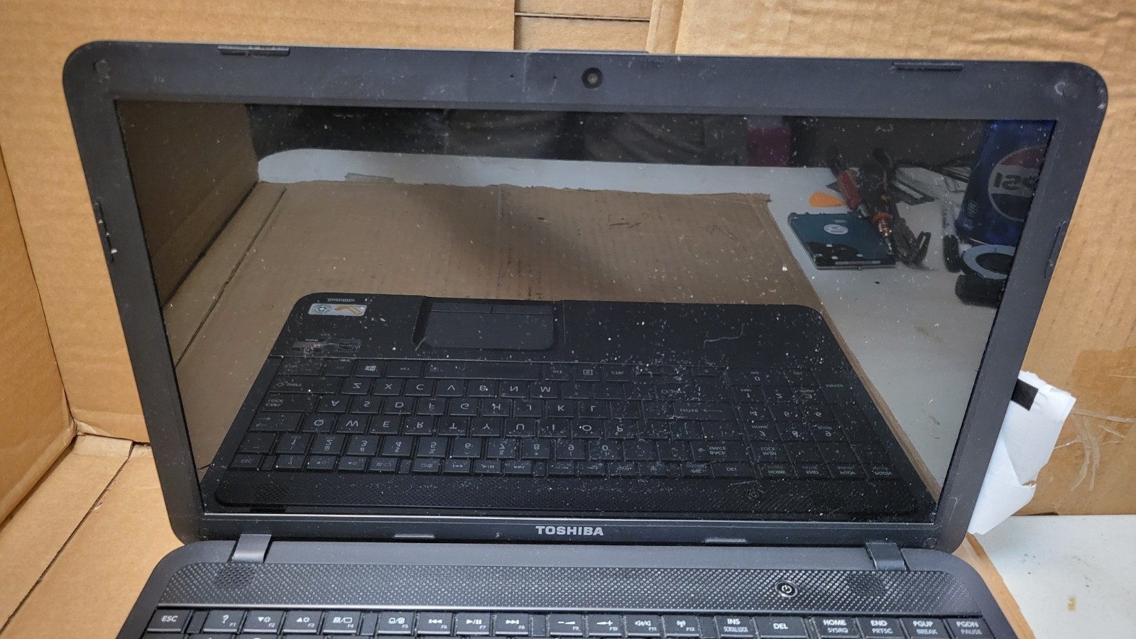 TOSHIBA SATELLITE C855D S5201 – AMD E1 1200 – No Boot – For Parts or Repair