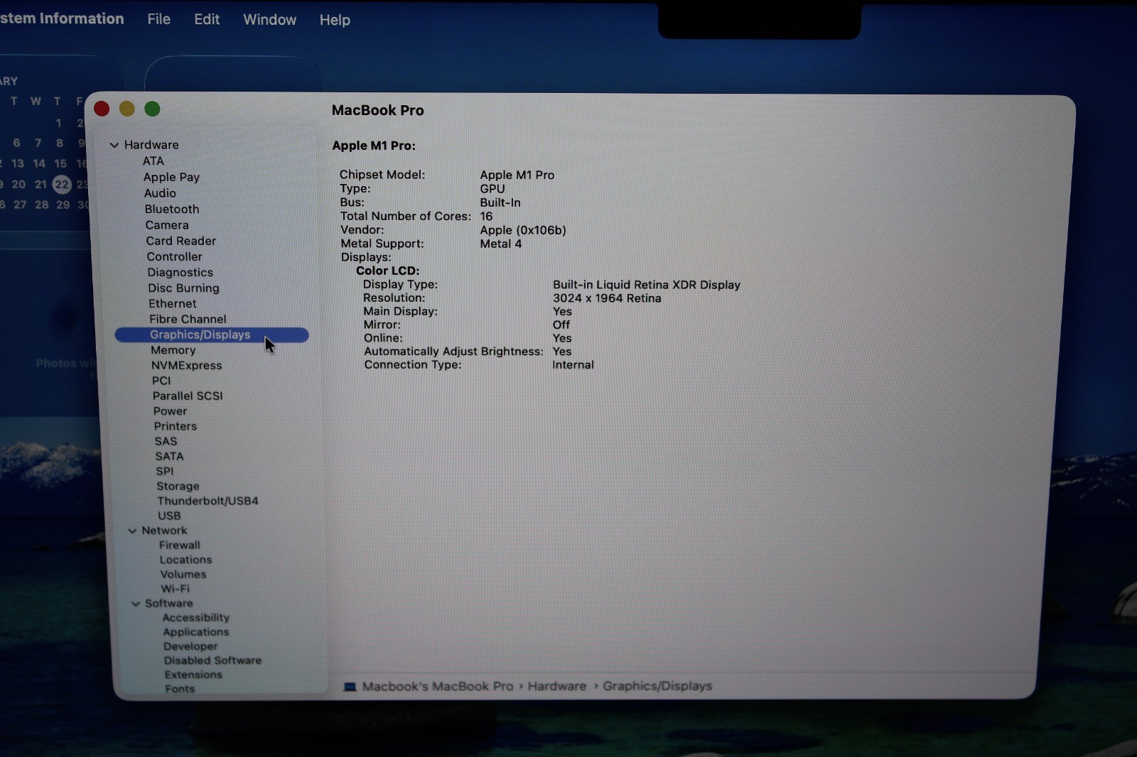 14″ 2021 Apple MacBook Pro A2442, M1 Pro, 1TB/16GB, macOS, Battery Issue