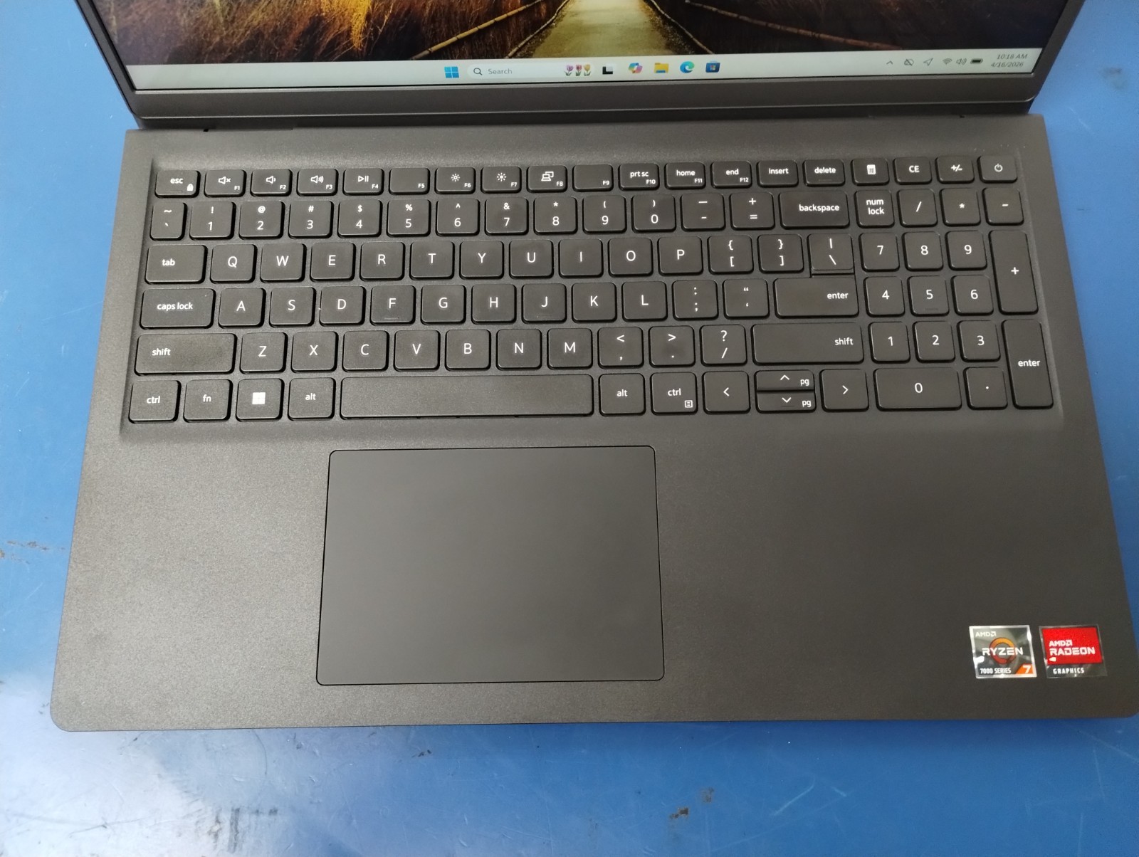 DELL 15 DC15255 G8MK9, AMD Ryzen 7 7730U, 2.00 GHz, 16 GB RAM, 512 GB NVMe SSD