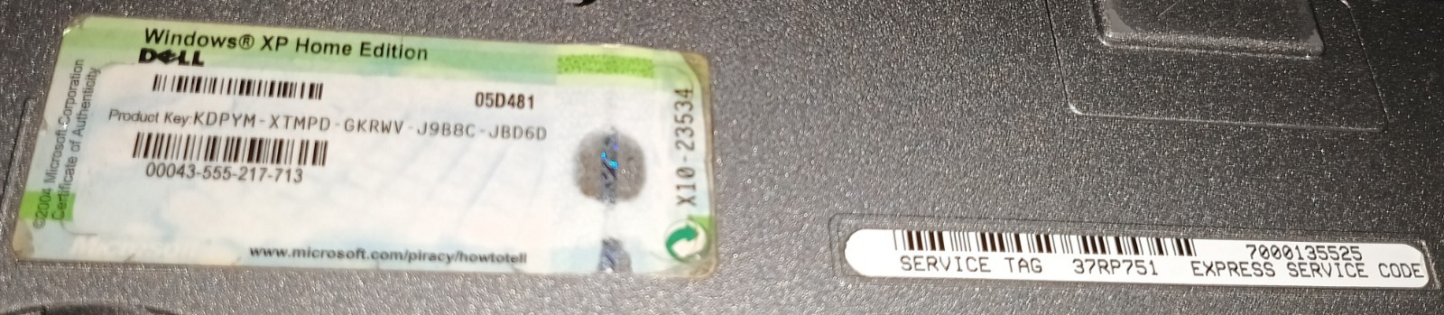 Dell Inspiron 5150 Laptop Computer Blue For Parts Repair See Description