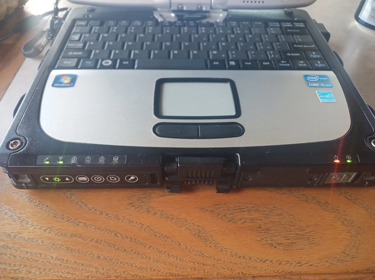 Rugged Panasonic Toughbook CF-19 MK6 i5 2.6GHz 16GB 250GB SSD GPS Win7 + Docking