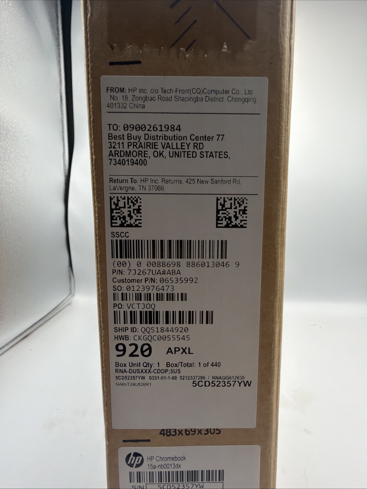 HP Chromebook 15.6 15a-nb0013dx Intel N200 8GB 64GB eMMC Natural Silver